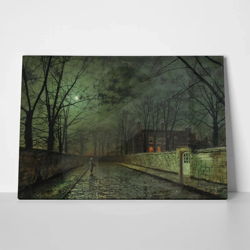 Πινακας σε καμβά JOHN ATKINSON - SILVER MOONLIGHT