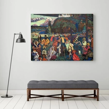 Πινακας σε καμβά KANDINSKY - COLOURFUL LIFE - Wassily Kandinsky
