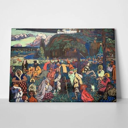 Πινακας σε καμβά KANDINSKY - COLOURFUL LIFE - Wassily Kandinsky Sticky 1