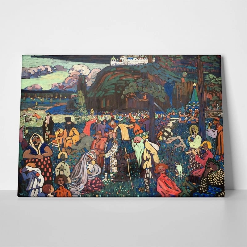 Πινακας σε καμβά KANDINSKY - COLOURFUL LIFE