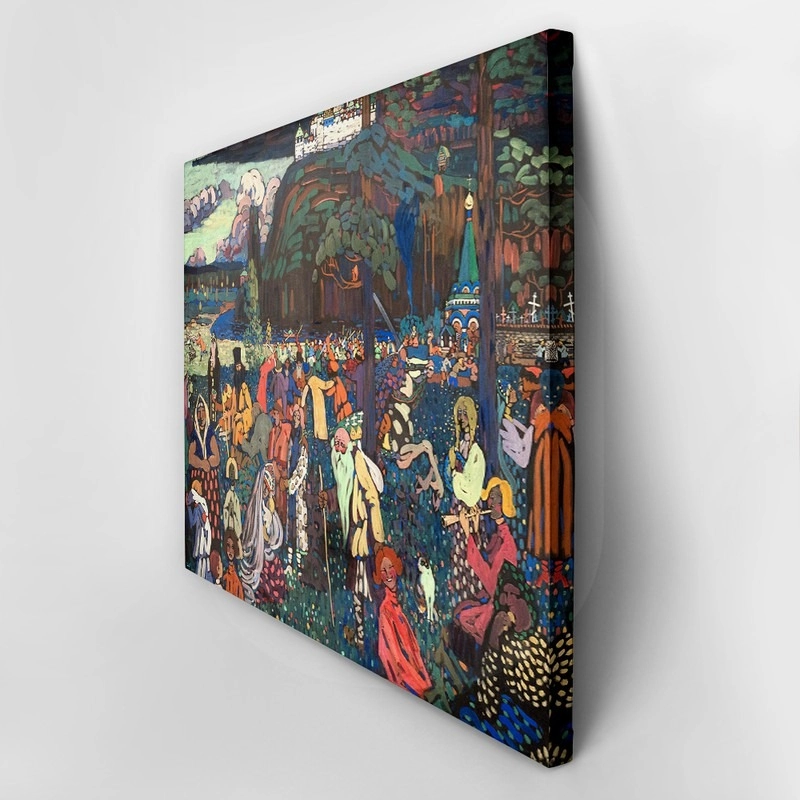 Πινακας σε καμβά KANDINSKY - COLOURFUL LIFE