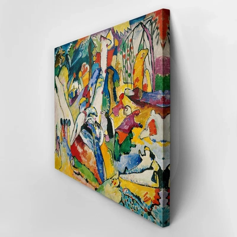 Πινακας σε καμβά KANDINSKY - STUDY FOR COMPOSITION II