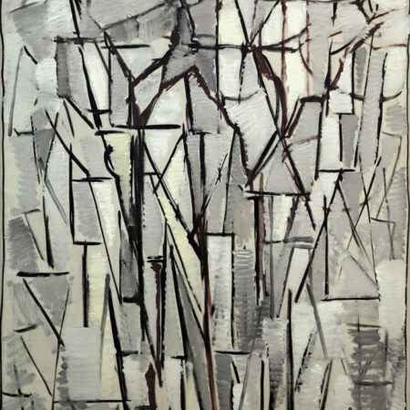 Πινακας σε καμβά MONDRIAN - COMPOSITION TREES 2 - Mondrian Piet Sticky 5