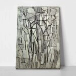 Πινακας σε καμβά MONDRIAN - COMPOSITION TREES 2