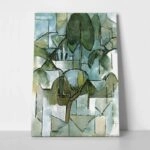 Πινακας σε καμβά MONDRIAN - LANDSCAPE WITH TREES