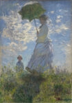 Πινακας σε καμβά MONET - WOMAN WITH SON