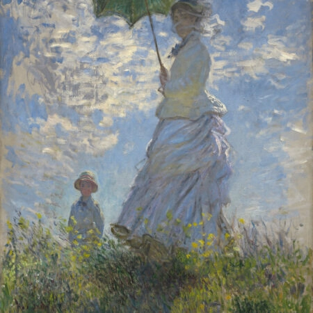 Πινακας σε καμβά MONET - WOMAN WITH SON - Monet Claude Sticky 5