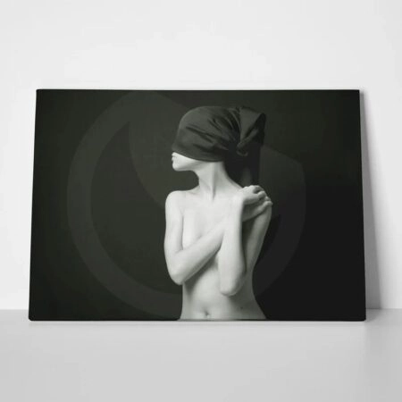 Πινακας σε καμβά NO FACE WOMAN - Πορτραιτα και Φιγουρες