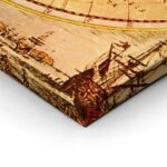 Πινακας σε καμβά OLD MAP