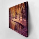 Πινακας σε καμβά OLD PARK IN FALL