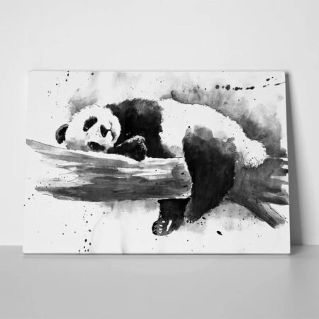 Πινακας σε καμβά PANDA PAINTING SLEEPING - Ζωα