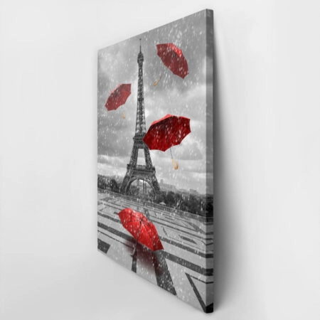 Πινακας σε καμβά PARIS RAIN 1 - Παρισι Sticky 3