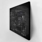 Πινακας σε καμβά PHYSICAL FORMULAS CHALKBOARD