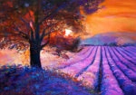 Πινακας σε καμβά PINK FIELD