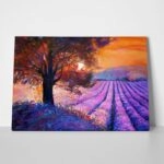 Πινακας σε καμβά PINK FIELD