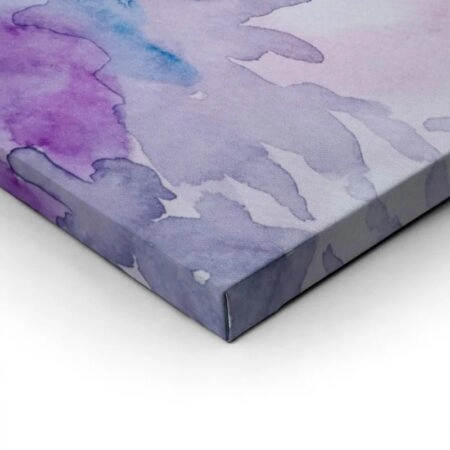Πινακας σε καμβά PINK FLOWERS WATERCOLOR - Floral - Λουλουδια Sticky 2
