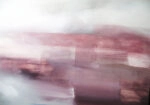 OUTLET Πίνακας σε καμβά PINK – GREY ABSTRACT ART 80x50cm