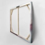 OUTLET Πίνακας σε καμβά PINK – GREY ABSTRACT ART 80x50cm