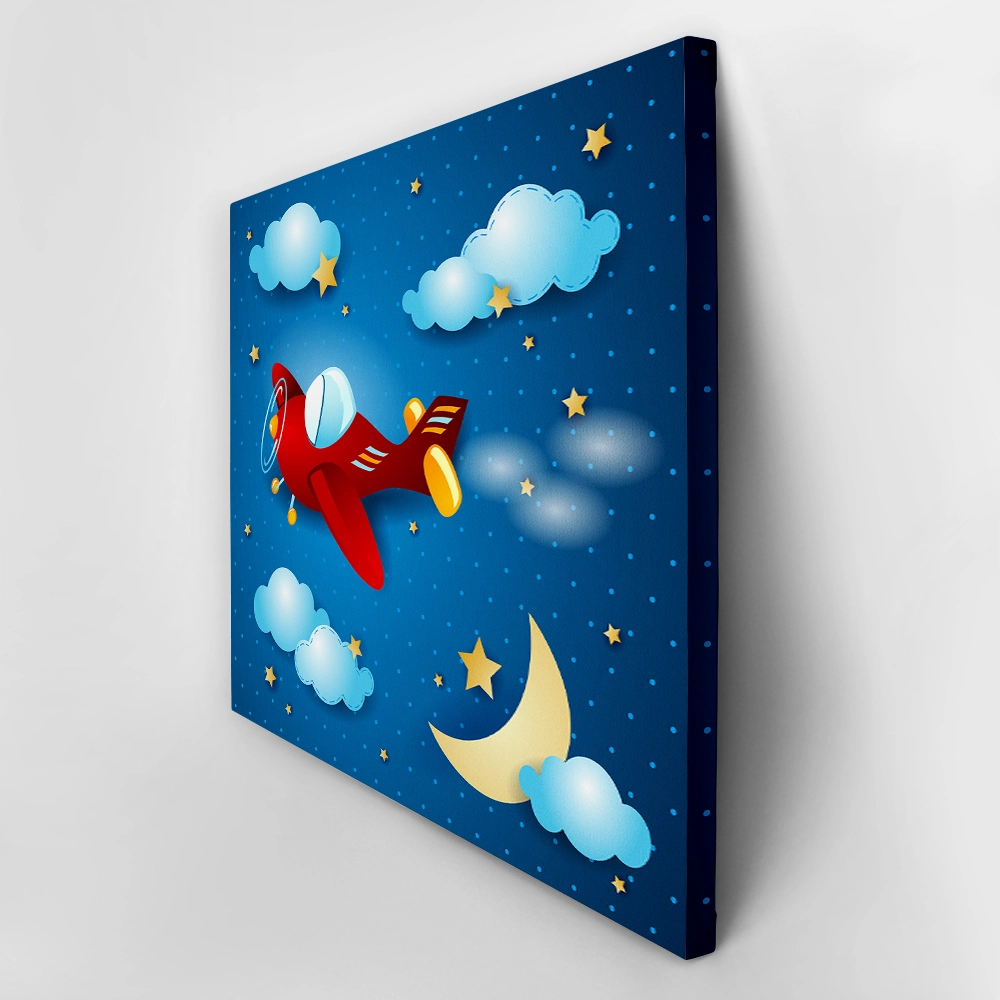 Πινακας σε καμβά RED AIRPLANE