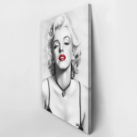 Πινακας σε καμβά RED LIPS - Πορτραιτα και Φιγουρες Sticky 3