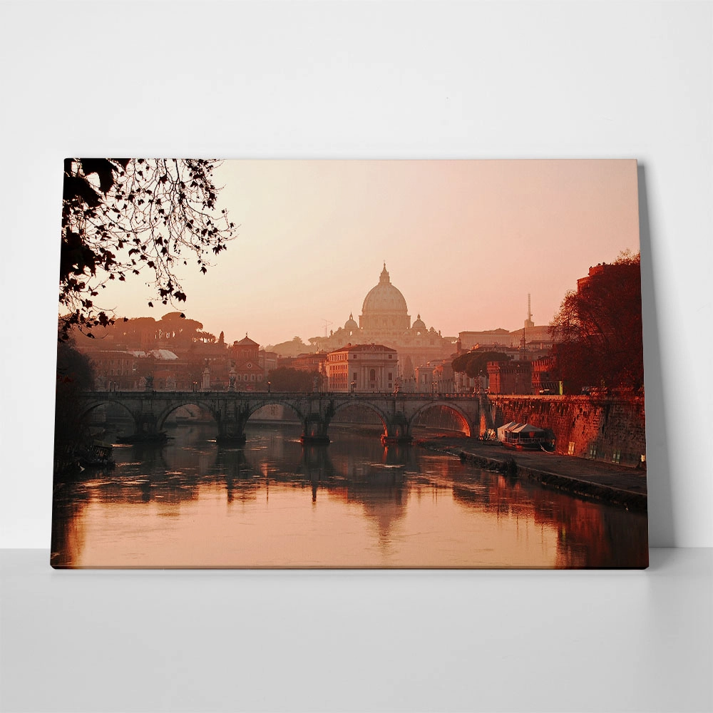 Πινακας σε καμβά ROME SUNSET
