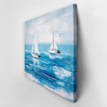 Πινακας σε καμβά SAILBOATS OIL PAINTING