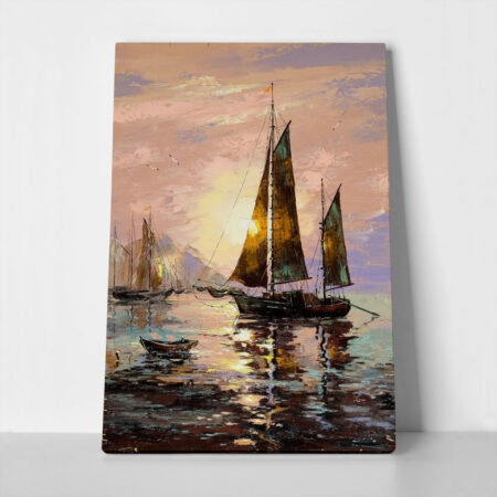 Πινακας σε καμβά SAILING BOAT 2 - Βαρκες και Καραβια