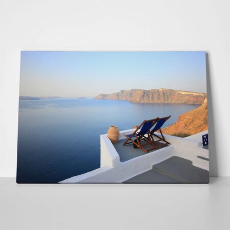 Πινακας σε καμβά SANTORINI - Νησια