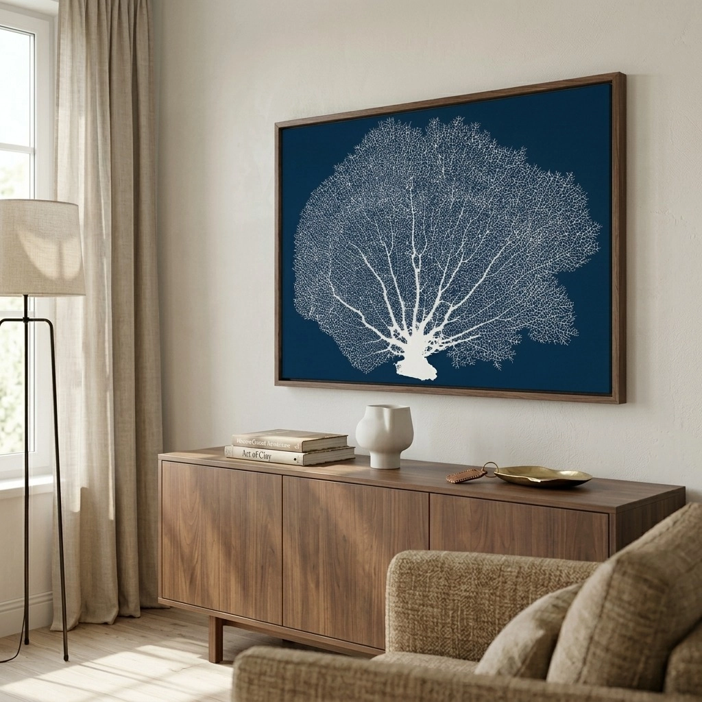 Πινακας σε καμβά SEA FAN