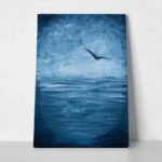Πινακας σε καμβά SEAGULL OVER SEA
