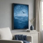 Πινακας σε καμβά SEAGULL OVER SEA