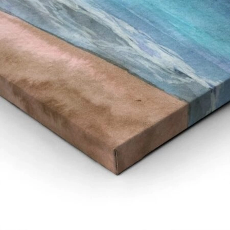 Πινακας σε καμβά SEASCAPE SUNSET WATERCOLOR - Παραλιες Sticky 2