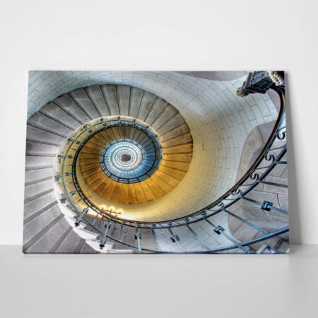 Πινακας σε καμβά SPIRAL STAIRCASE - Πολεις και Αρχιτεκτονικη