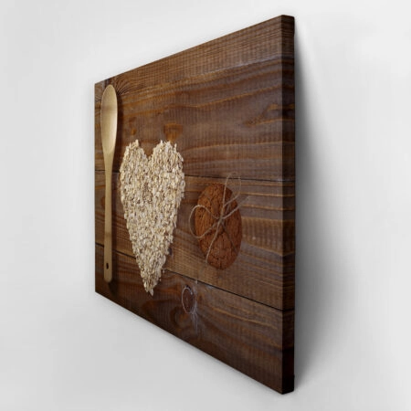 Πινακας σε καμβά SPOON HEART - Food and Drink Sticky 2