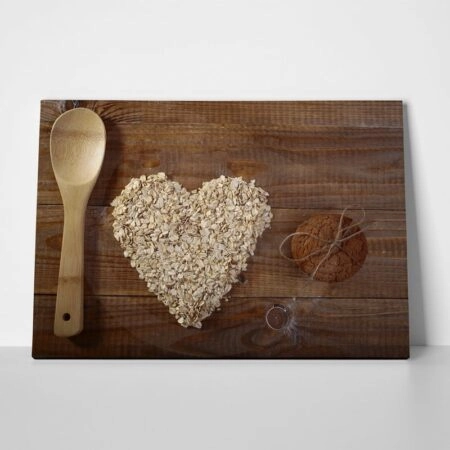 Πινακας σε καμβά SPOON HEART - Food and Drink