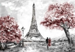 Πινακας σε καμβά STREET VIEW OF PARIS