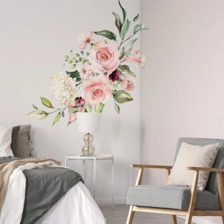 Αυτοκολλητο τοιχου SET VINTAGE FLOWERS - Floral - Λουλουδια