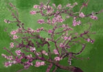 Πινακας σε καμβά VAN GOGH - ALMOND BLOSSOM GREEN