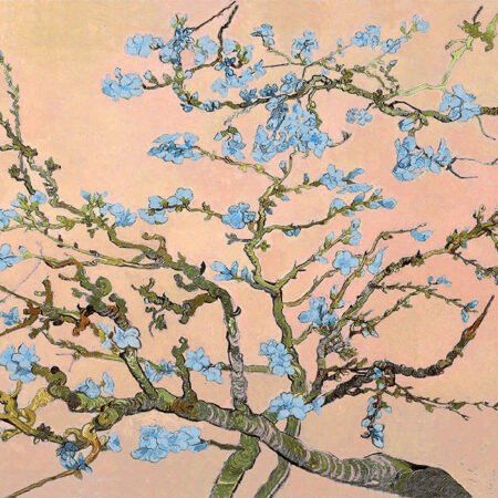 Πινακας σε καμβά VAN GOGH - ALMOND BLOSSOM PASTEL PEACH - Vincent Van Gogh Sticky 6