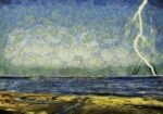 Πινακας σε καμβά VAN GOGH - STYLE LIGHTNING