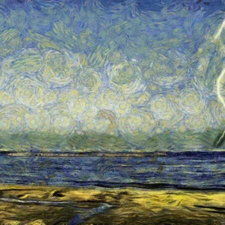 Πινακας σε καμβά VAN GOGH - STYLE LIGHTNING - Vincent Van Gogh Sticky 8
