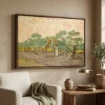 Πινακας σε καμβά VAN GOGH - WOMEN PICKING OLIVES