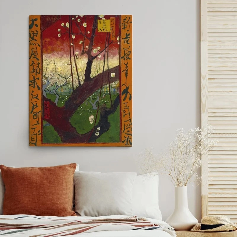 Πινακας σε καμβά VAN GOGH - JAPONAISERIE FLOWERING PLUM TREE