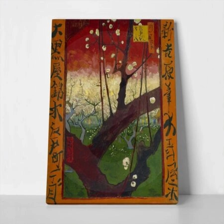 Πινακας σε καμβά VAN GOGH - JAPONAISERIE FLOWERING PLUM TREE - Vincent Van Gogh Sticky 1