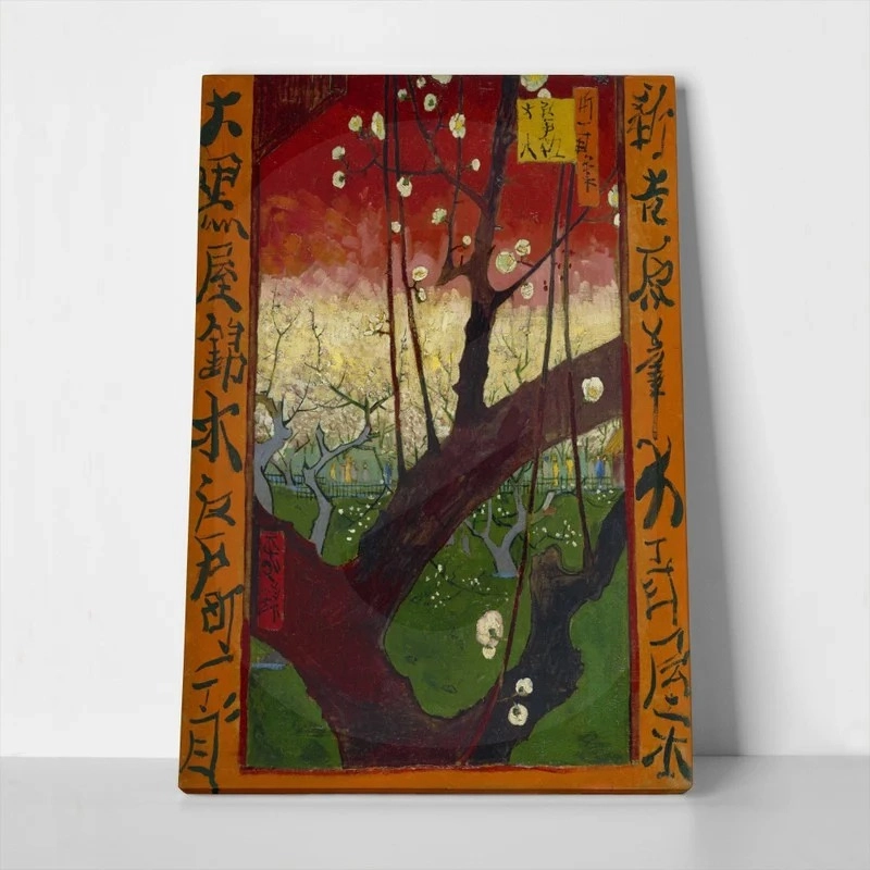 Πινακας σε καμβά VAN GOGH - JAPONAISERIE FLOWERING PLUM TREE
