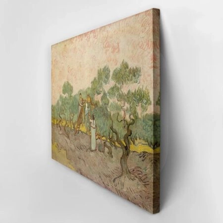 Πινακας σε καμβά VAN GOGH - WOMEN PICKING OLIVES - Vincent Van Gogh Sticky 10