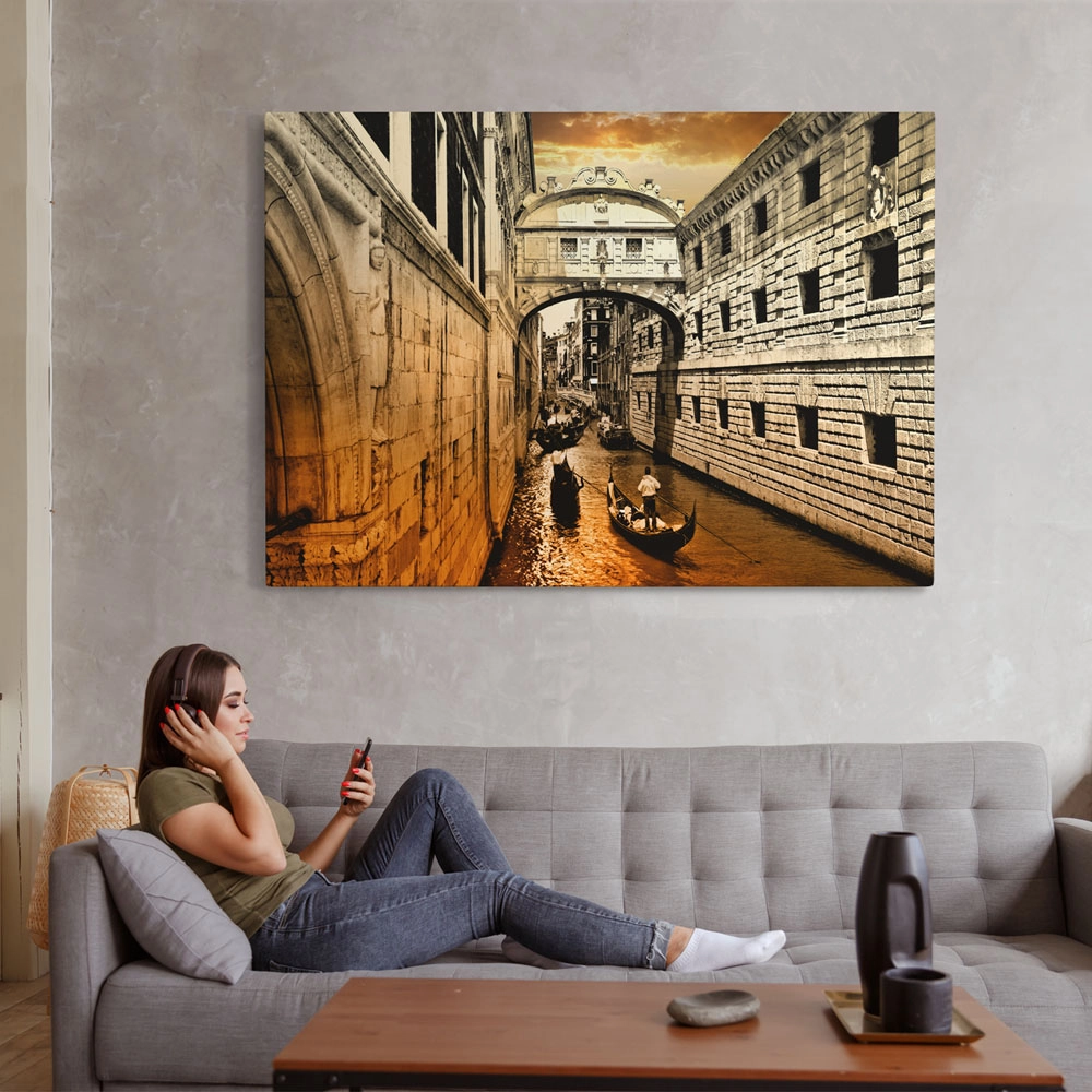 Πινακας σε καμβά VENICE BRIDGE
