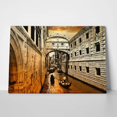 Πινακας σε καμβά VENICE BRIDGE - Πλωτα Sticky 1