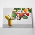 Πινακας σε καμβά VITAMIN SUPPLEMENTS IN CAPSULE