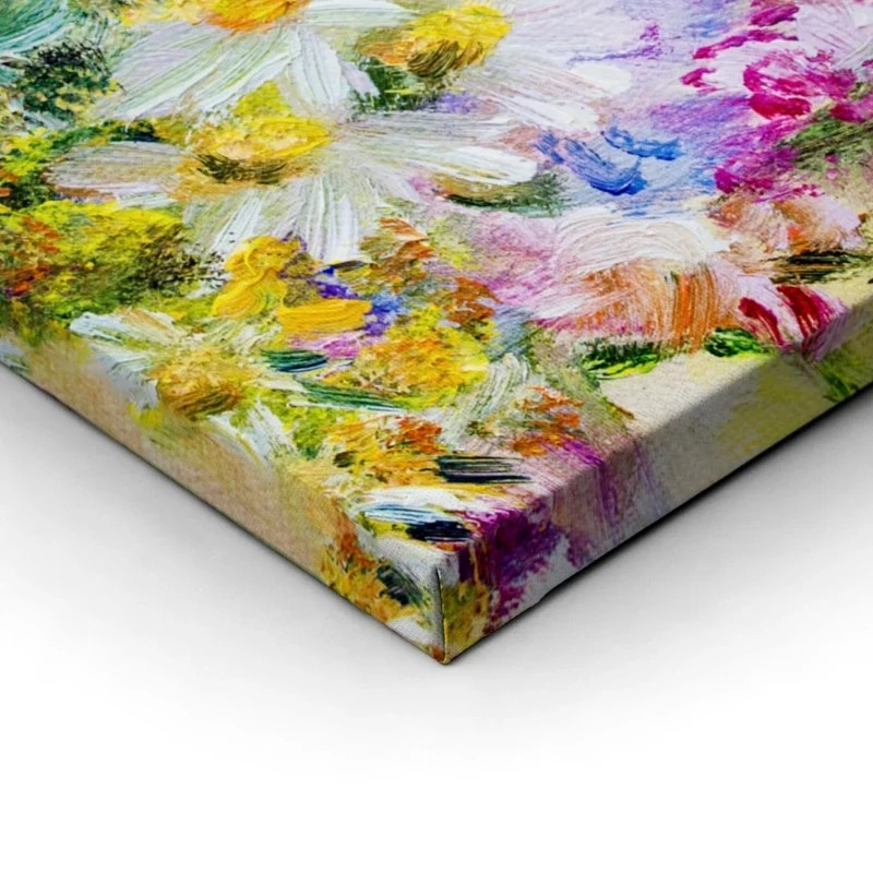 Πινακας σε καμβά WILDFLOWER OIL PAINTING